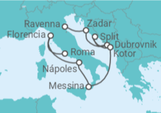 Itinerario del Crucero Croacia, Montenegro, Italia - Celebrity Cruises
