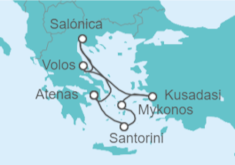 Itinerario del Crucero Lo mejor de Grecia II 2025 - Celebrity Cruises