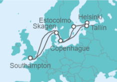 Itinerario del Crucero Dinamarca, Suecia, Finlandia, Estonia - Celebrity Cruises