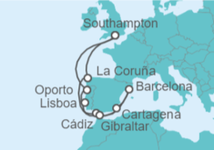 Itinerario del Crucero Portugal, España, Gibraltar - Celebrity Cruises