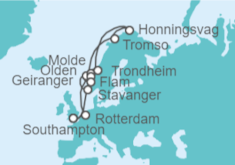 Itinerario del Crucero Noruega, Holanda - Celebrity Cruises