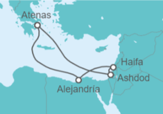Itinerario del Crucero Israel, Egipto, Grecia - Celebrity Cruises