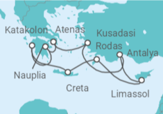 Itinerario del Crucero Grecia, Chipre y Turquía - Celebrity Cruises