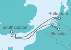 Itinerario del Crucero Bélgica y Holanda - Cunard
