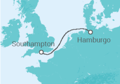 Itinerario del Crucero Minicrucero: Hamburgo - Londres - Cunard