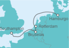 Itinerario del Crucero De Hamburgo a Londres - Cunard