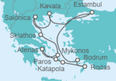 Itinerario del Crucero Islas Griegas y Turquía - Explora Journeys