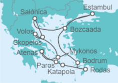 Itinerario del Crucero Turquía e Islas Griegas - Explora Journeys
