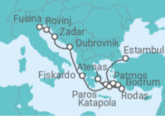 Itinerario del Crucero Turquía, Islas Griegas y Croacia - Explora Journeys