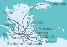 Itinerario del Crucero Grecia al completo y Turquía - Explora Journeys