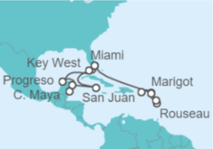 Itinerario del Crucero De Miami a San Juan - Explora Journeys