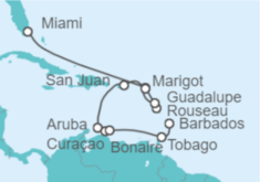 Itinerario del Crucero Dominica, Guadalupe, Puerto Rico - Explora Journeys