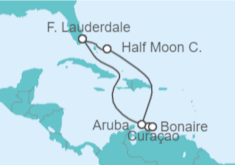 Itinerario del Crucero Caribe Meridional - Holland America Line