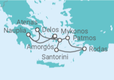 Itinerario del Crucero Grecia - Ponant