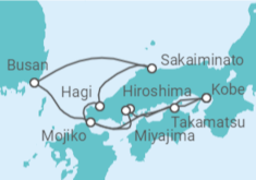 Itinerario del Crucero Japón, Corea Del Sur - Ponant