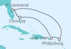 Itinerario del Crucero Colores del Caribe 2025 - Royal Caribbean