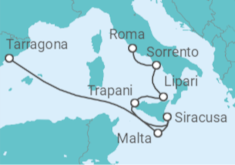 Itinerario del Crucero De Roma a Tarragona - Explora Journeys