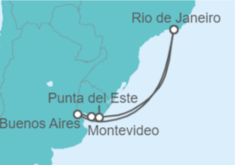 Itinerario del Crucero Argentina, Uruguay - MSC Cruceros