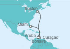 Itinerario del Crucero Curaçao, Bonaire y Aruba - Celebrity Cruises