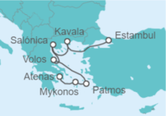 Itinerario del Crucero De Atenas a Estambul - Explora Journeys