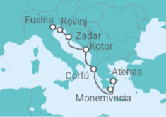 Itinerario del Crucero Grecia, Montenegro, Croacia - Explora Journeys