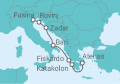 Itinerario del Crucero Grecia, Italia, Croacia - Explora Journeys