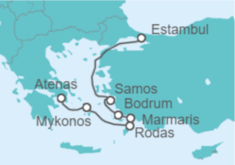 Itinerario del Crucero Grecia y Turquía - Explora Journeys