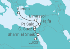 Itinerario del Crucero De Atenas a Luxor - Explora Journeys