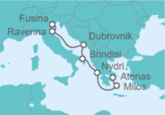 Itinerario del Crucero Croacia, Italia, Grecia - Explora Journeys