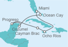 Itinerario del Crucero Jamaica y México - Explora Journeys