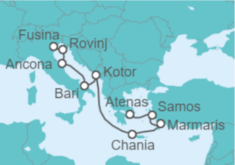 Itinerario del Crucero De Venecia a Atenas  - Explora Journeys