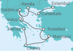 Itinerario del Crucero Turquía, Grecia - Explora Journeys