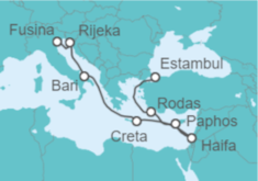 Itinerario del Crucero De Venecia a Estambul - Explora Journeys