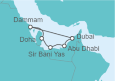 Itinerario del Crucero Emiratos Árabes y Qatar - Explora Journeys