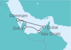 Itinerario del Crucero Emiratos Árabes y Qatar - Explora Journeys