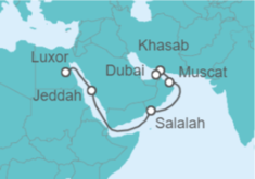 Itinerario del Crucero De Luxor a Dubái - Explora Journeys