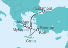 Itinerario del Crucero La Grecia que no te esperas - Costa Cruceros
