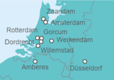 Itinerario del Crucero De Düsseldorf a Ámsterdam  - Riverside