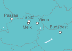 Itinerario del Crucero De Passau a Budapest  - Riverside