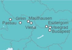 Itinerario del Crucero De Passau a Budapest  - Riverside