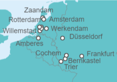 Itinerario del Crucero De Frankfurt a Amsterdam - Riverside