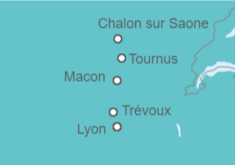 Itinerario del Crucero Visita a Saona - Riverside