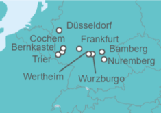 Itinerario del Crucero De Nuremberg a Düsseldorf  - Riverside