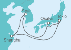 Itinerario del Crucero China, Japón - Regent Seven Seas