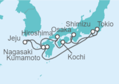 Itinerario del Crucero Japón, Corea Del Sur - Celebrity Cruises