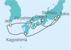 Itinerario del Crucero Japón, Corea Del Sur - Celebrity Cruises