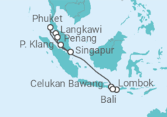Itinerario del Crucero Desde Singapur a Benoa (Bali, Indonesia) - Celebrity Cruises