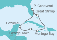 Itinerario del Crucero Jamaica, Islas Caimán, México - NCL Norwegian Cruise Line