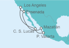 Itinerario del Crucero Riviera Mexicana: Cabo y Puerto Vallarta - NCL Norwegian Cruise Line