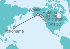 Itinerario del Crucero Transpacífico - De Seattle a Tóquio - Princess Cruises